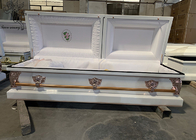 Надежная металлическая гробница прямоугольной формы для похорон и похорон