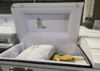 Похороны Металлический гроб Настраиваемый интерьер Сертификат ISO9001