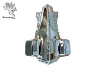 Угол ларца мебели гроба серебряного цвета похоронный с материалом девственницы ПП