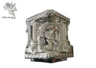 Серебряный пластиковый гроб Декоратин, похоронные декоративные части модели Христоса ларца