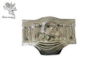 Серебряный пластиковый гроб Декоратин, похоронные декоративные части модели Христоса ларца