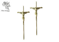 См размера 37×13.7 креста ларца Иисуса золота, Иисус 3 # гроб перекрестные ПП материальный