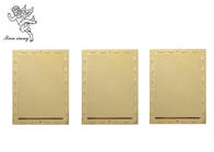 Золотые похоронные взрослые материалы ПП Намеплате прямоугольника аксессуаров ларца