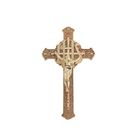 Гроба PP ларца Иисуса 3# цвет золота распятия перекрестного материального перекрестный
