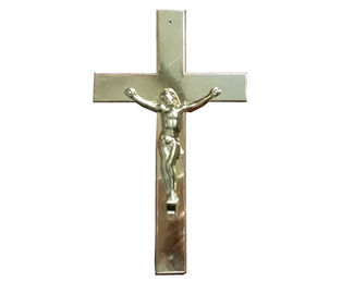См × 14 размера 24 распятия гроба Иисуса серебряного цвета пластиковое для похоронного ларца