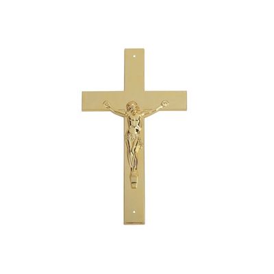 Распятие материального гроба PP цвета золота креста 37×13.7cm ларца перекрестное