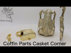 Погребальный пластиковый уголок для гробов материал PP / ABS 17 кг / 16 кг золото