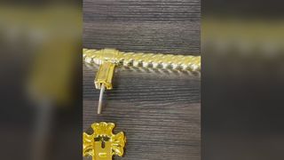 Премиум-винтажная витая ручка шкатулки прочная похоронная фурнитура