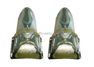 Gold Plastic Funeral Casket Fitting Coffin Parts With Coating Film