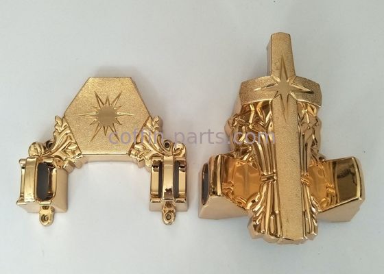 Personalized Funeral Accessories / Coffin Ornaments Gold Silver Copper Color