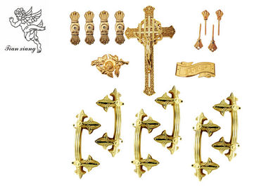 Funeral Decoration Casket Handles H9001 , Adult Coffins And Caskets Accessories