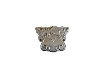 Polished Plating Casket Accessories , Ornamental Casket Hardware Wholesale Plastic Material