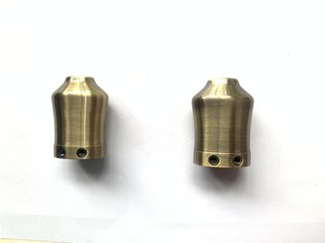 Wear Resistant Coffin Fittings / Casket Hardware Metal End Cup American Style